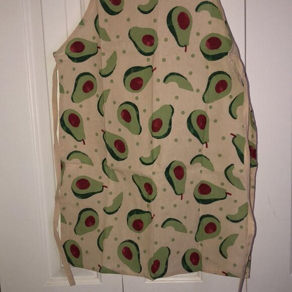 Mabelle Home Collection Avocado Print Cotton Apron - Picture 3 of 7